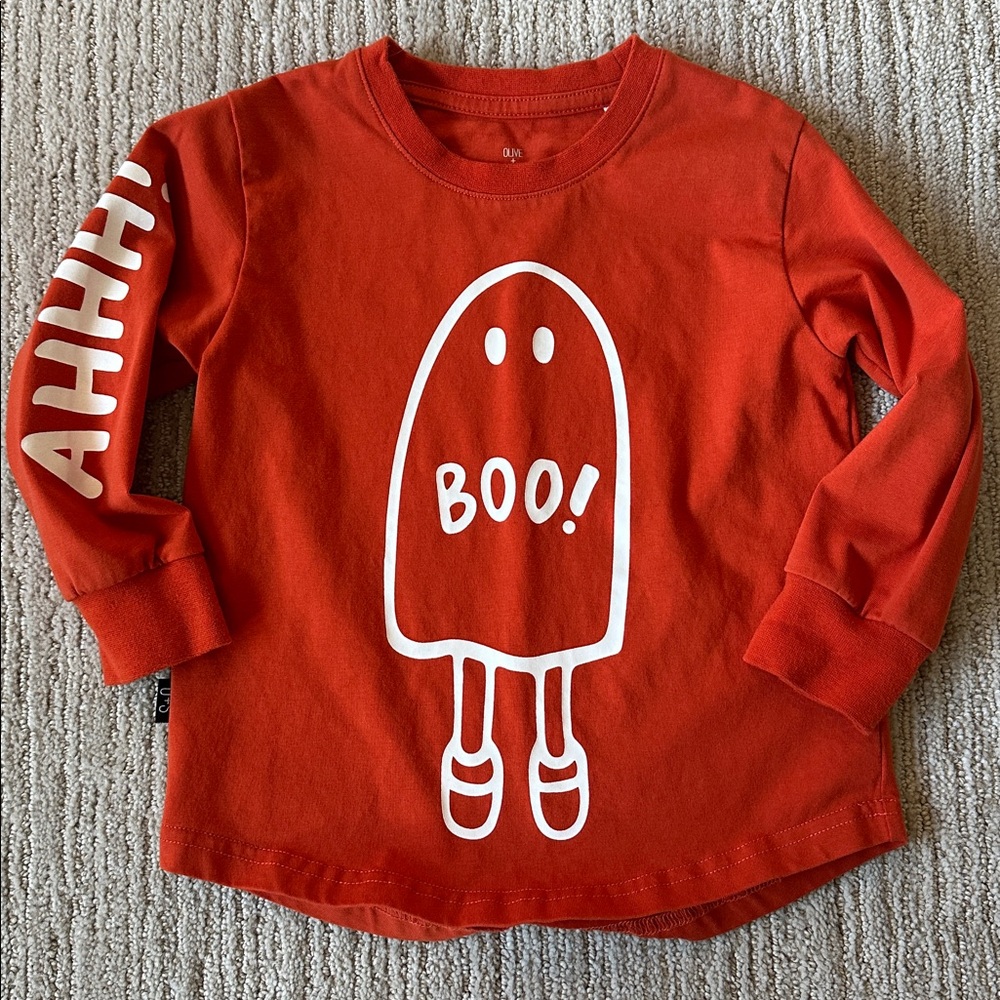 Olive & Scout Long Sleeve Ghost Graphic Tee